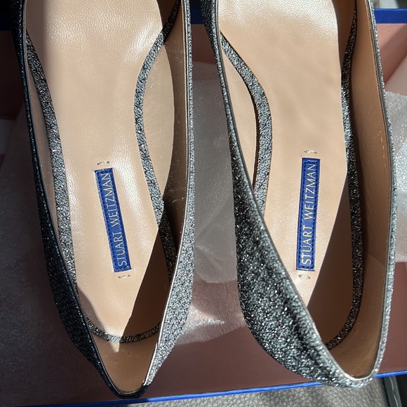 NEW Stuart Weitzman Embellished Pumps Size 10.5 - Picture 4 of 10